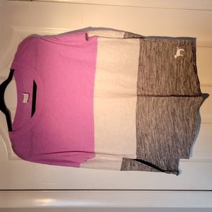 3 for 25 VS Pink Oversized Long Sleeve Shirt Loungeqear Size Small